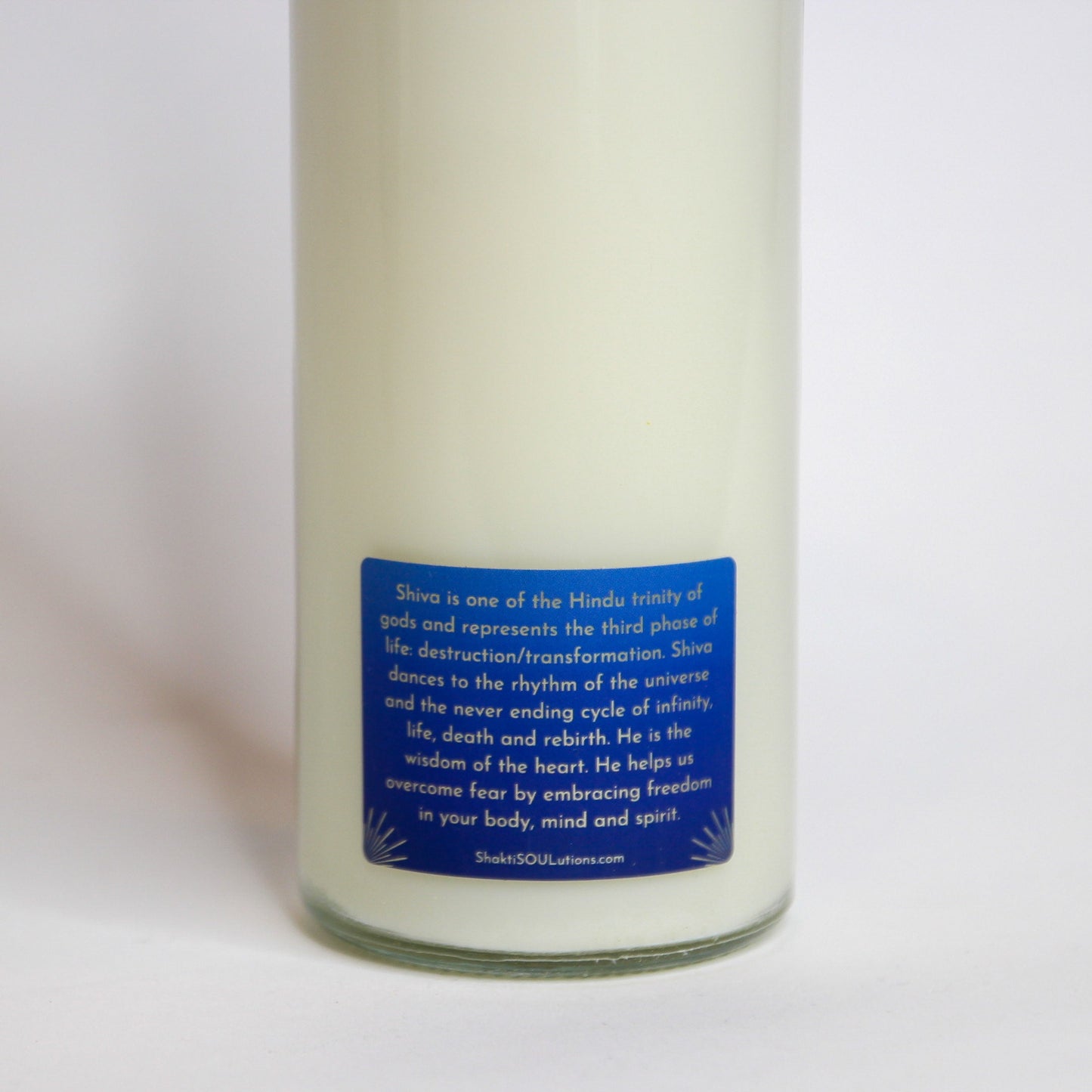 Shiva Crystal Altar Candle