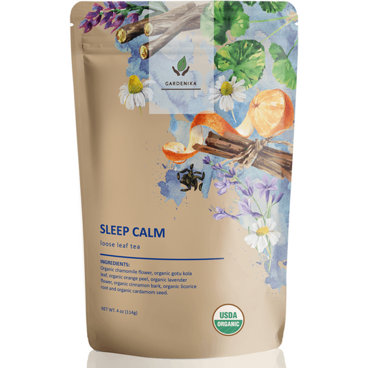 USDA Organic Sleep Calm Chamomile Loose Leaf Tea, 4 oz