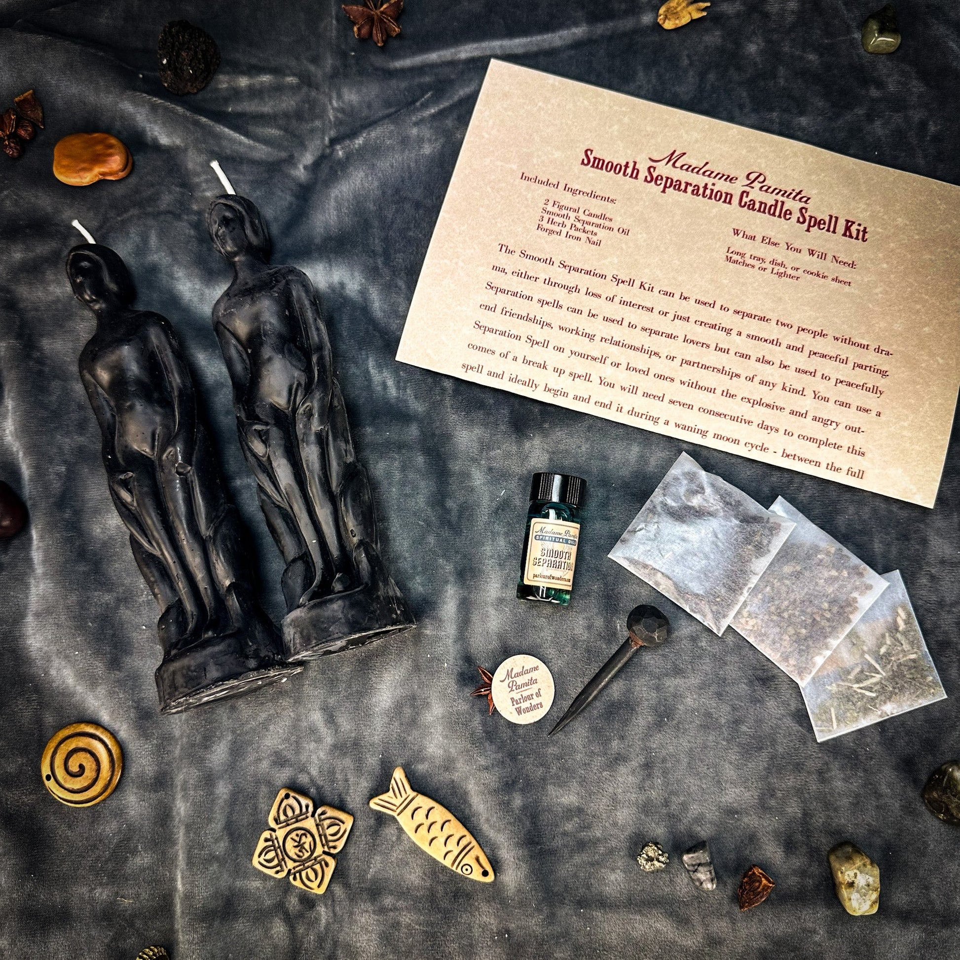 Smooth Separation Candle Spell Kit - Human/Human