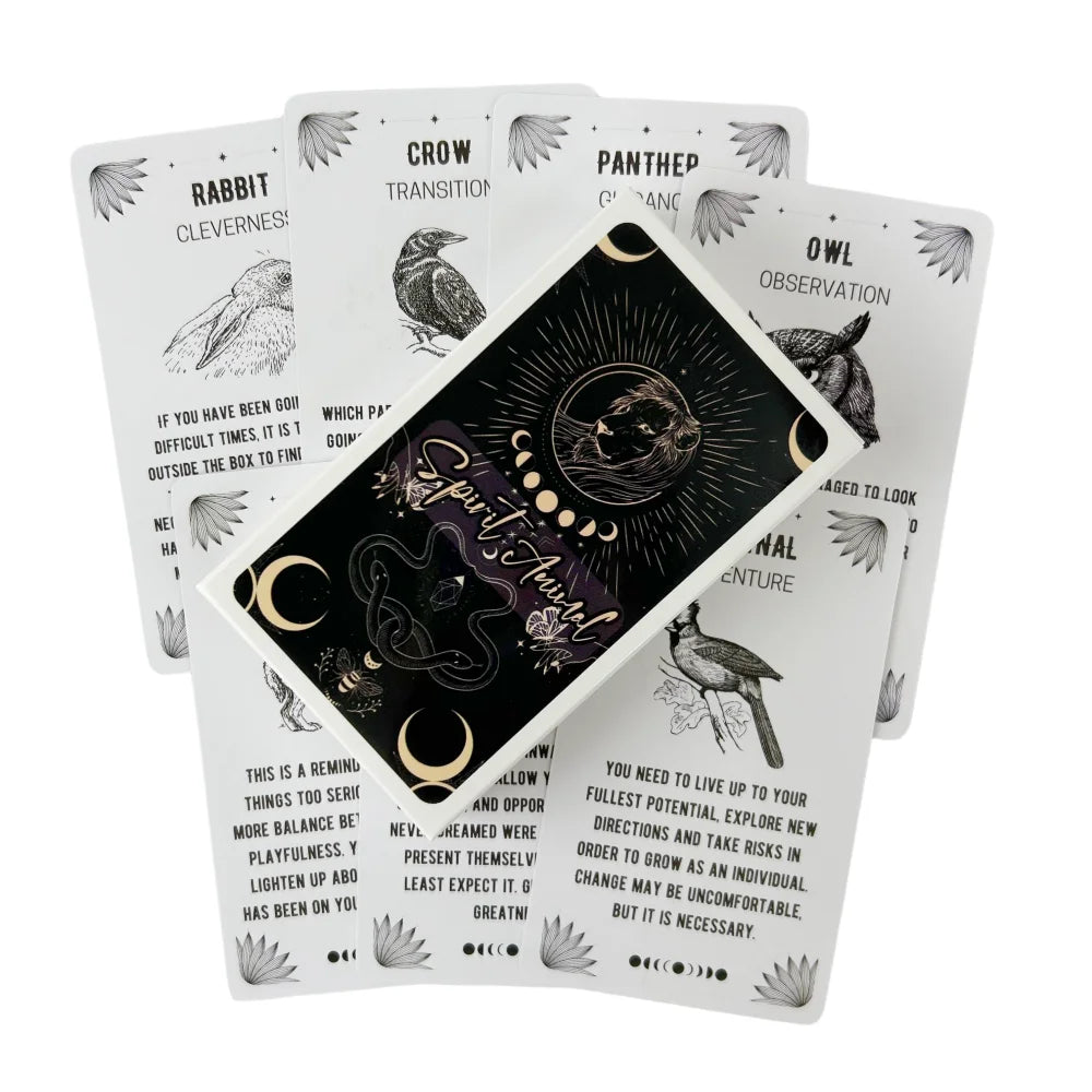 Mystical Spirit Animal Oracle Deck For Intuition And Wisdom