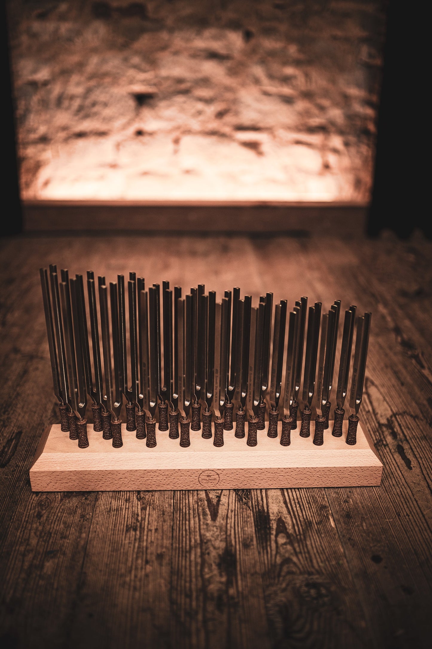 27-Piece Planetary Tuned Therapy Tuning Fork Set