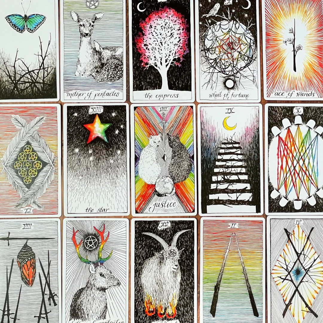 Mystical Wild Unknown Tarot Deck for Daily Guidance
