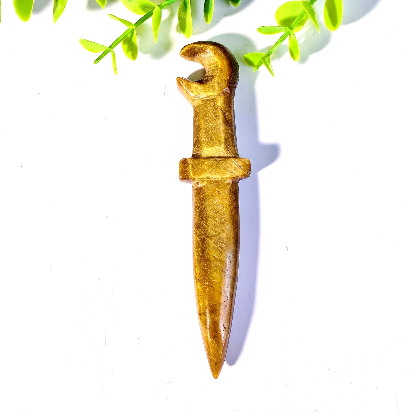 Ritual Crystal Athames for Wiccan Energy and Protection
