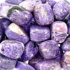 Charoite Crystal Tumble For Spiritual Growth And Healing