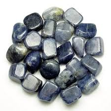 Iolite Crystal Tumble for Balance and Mental Clarity