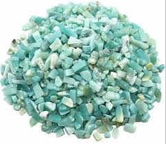 Green Natural Amazonite Crystal Chips for Chakra Balancing