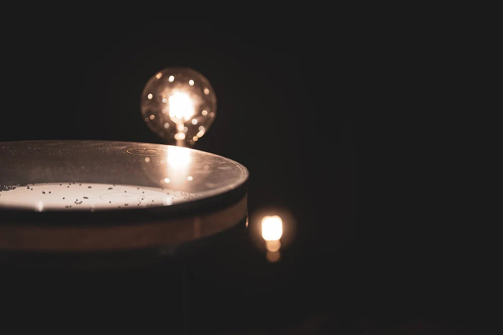 18" Wave / Ocean Drum, Walnut Brown