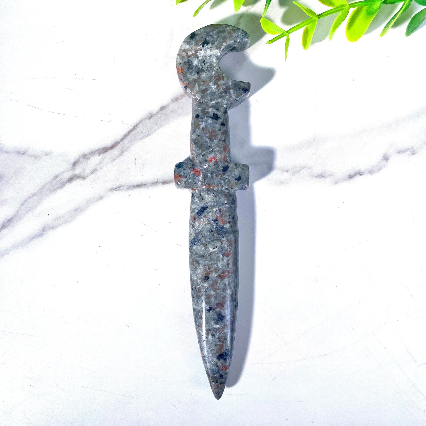 Ritual Crystal Athames for Wiccan Energy and Protection