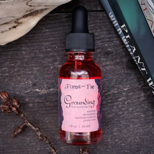 Grounding Herb Infused Oil for Energy Work and Healing
