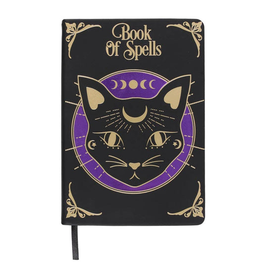 Book of Spells Journal | Luna the Cat – Occult Journal | Mystics Vibe