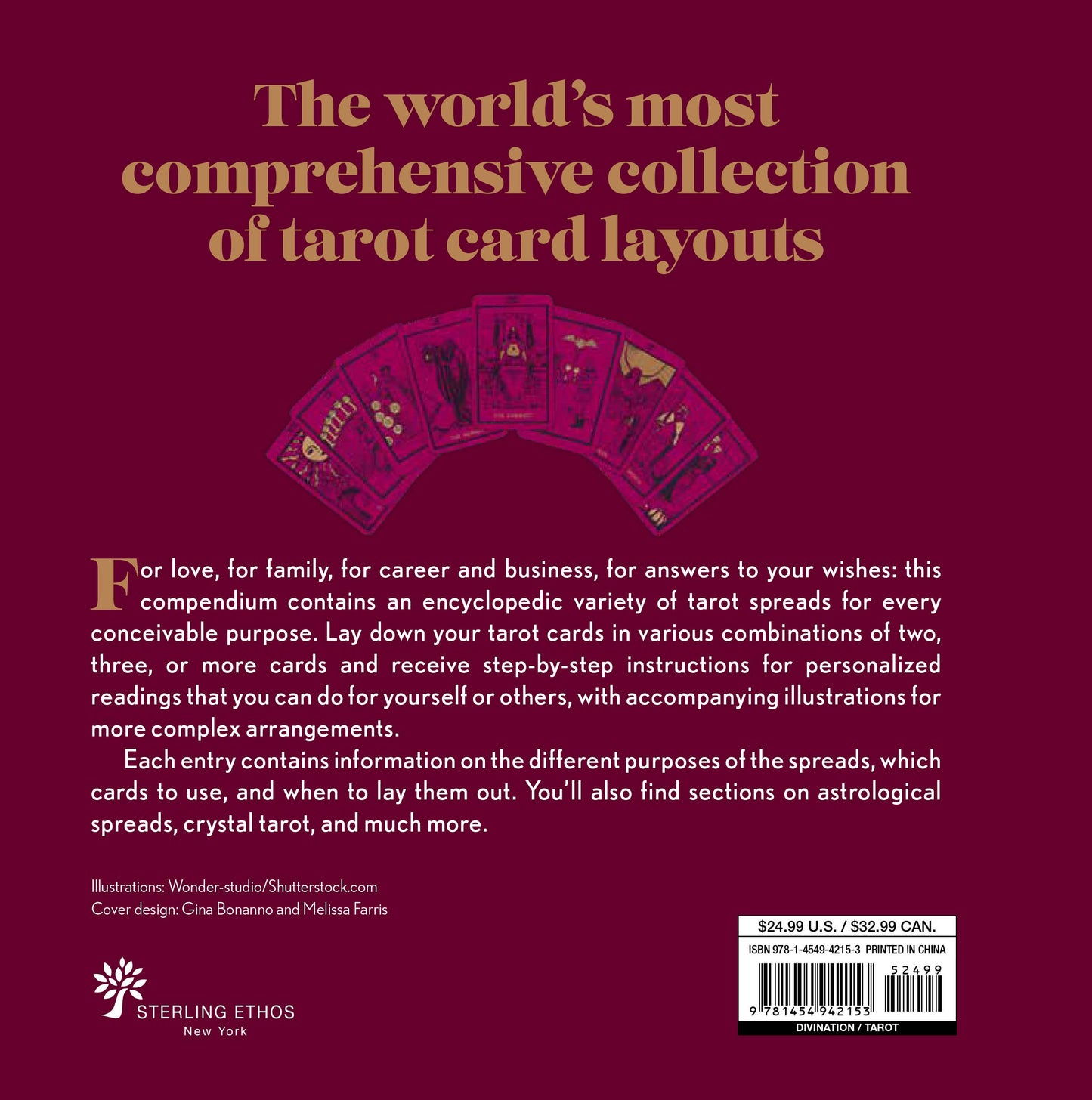 1001 Tarot Spreads By Cassandra Eason – Book | Mystics Vibe