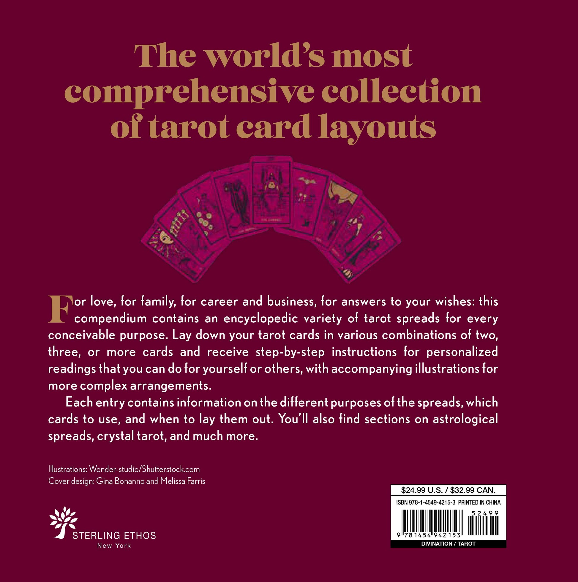 1001 Tarot Spreads By Cassandra Eason – Book | Mystics Vibe
