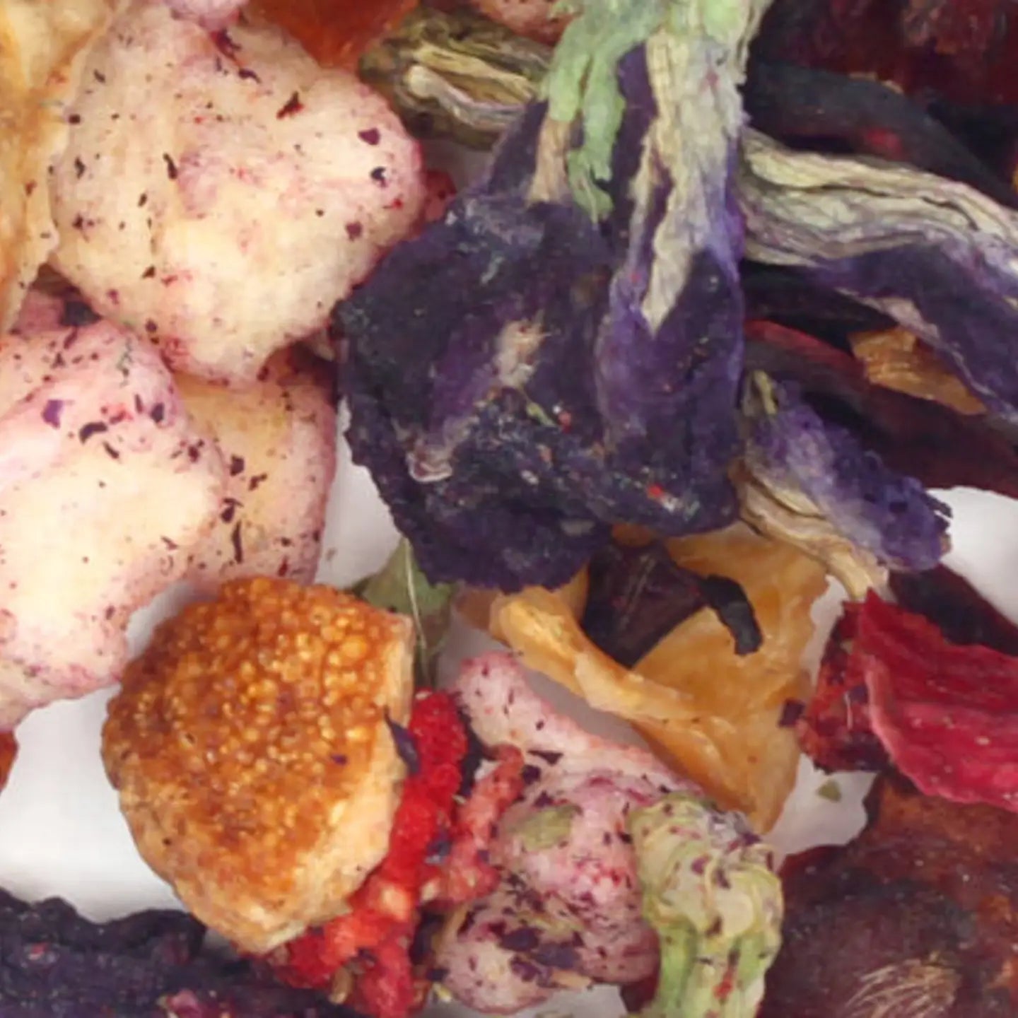 Refreshing Mystical Violet Papaya And Berry Iced Tea Blend