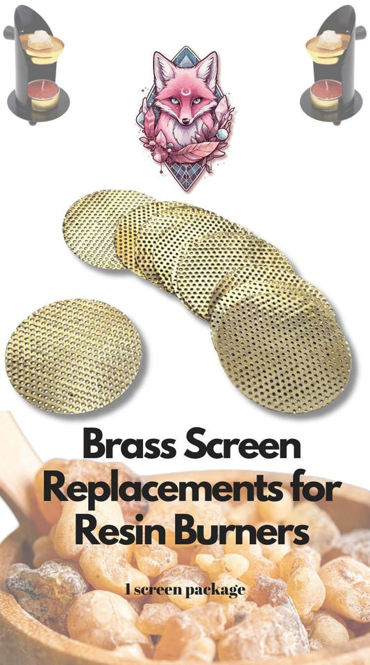 Brass Resin Burner Replacement Screen for Mystical Rituals