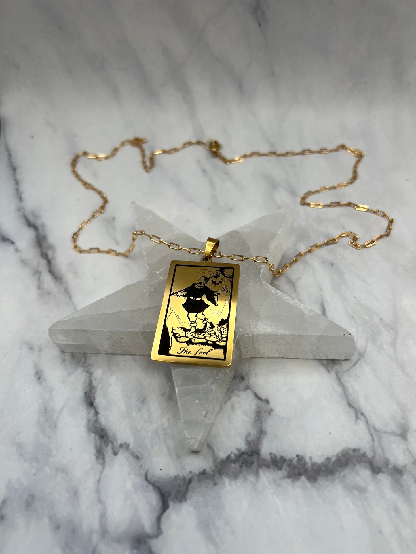The Fool Necklace 14K Gold