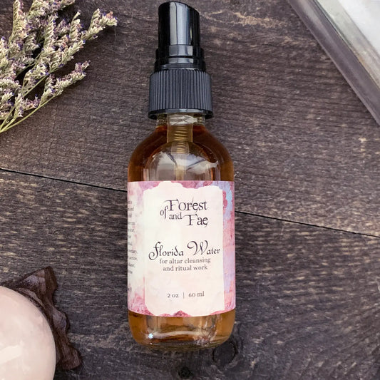 Magickal Herb Infused Florida Water For Ritual Cleansing