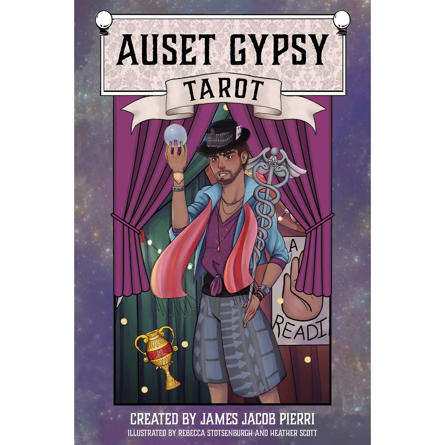Bohemian Auset Gypsy Tarot Deck for Mystical Readings