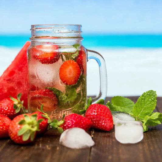 Premium Organic Wild Strawberry Iced Tea Bags Blend