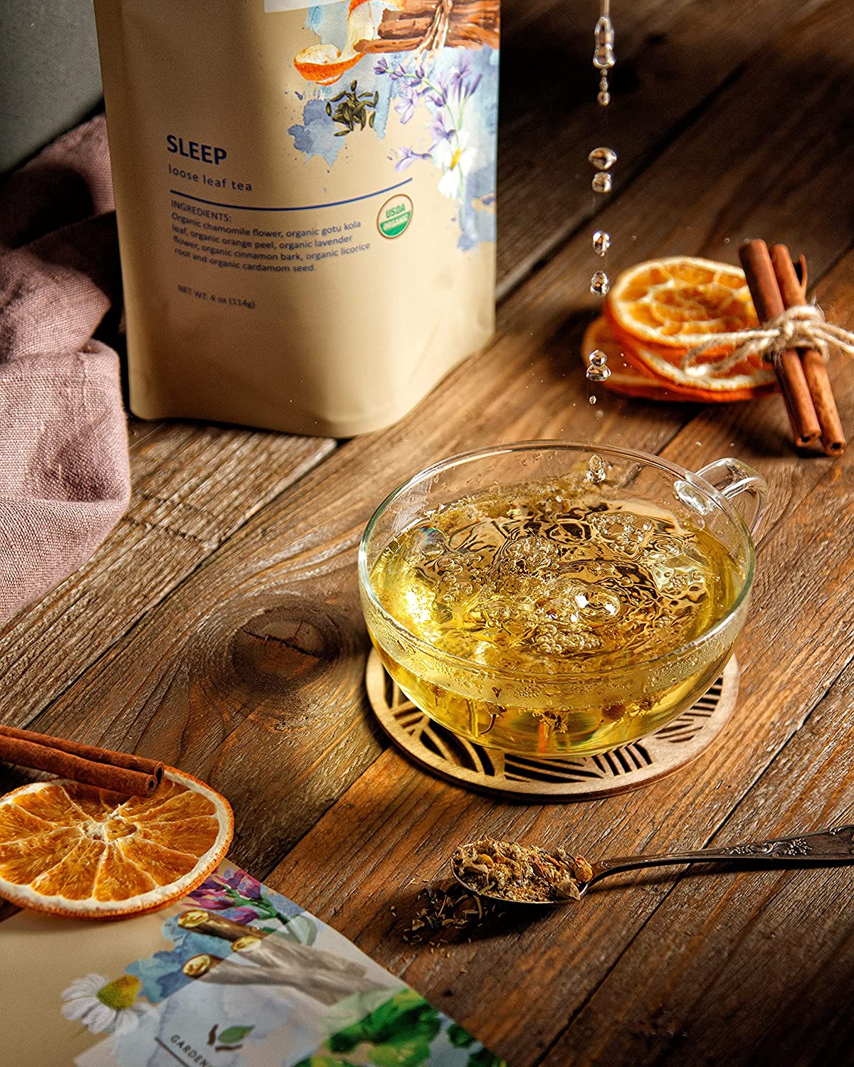USDA Organic Sleep Calm Chamomile Loose Leaf Tea, 4 oz