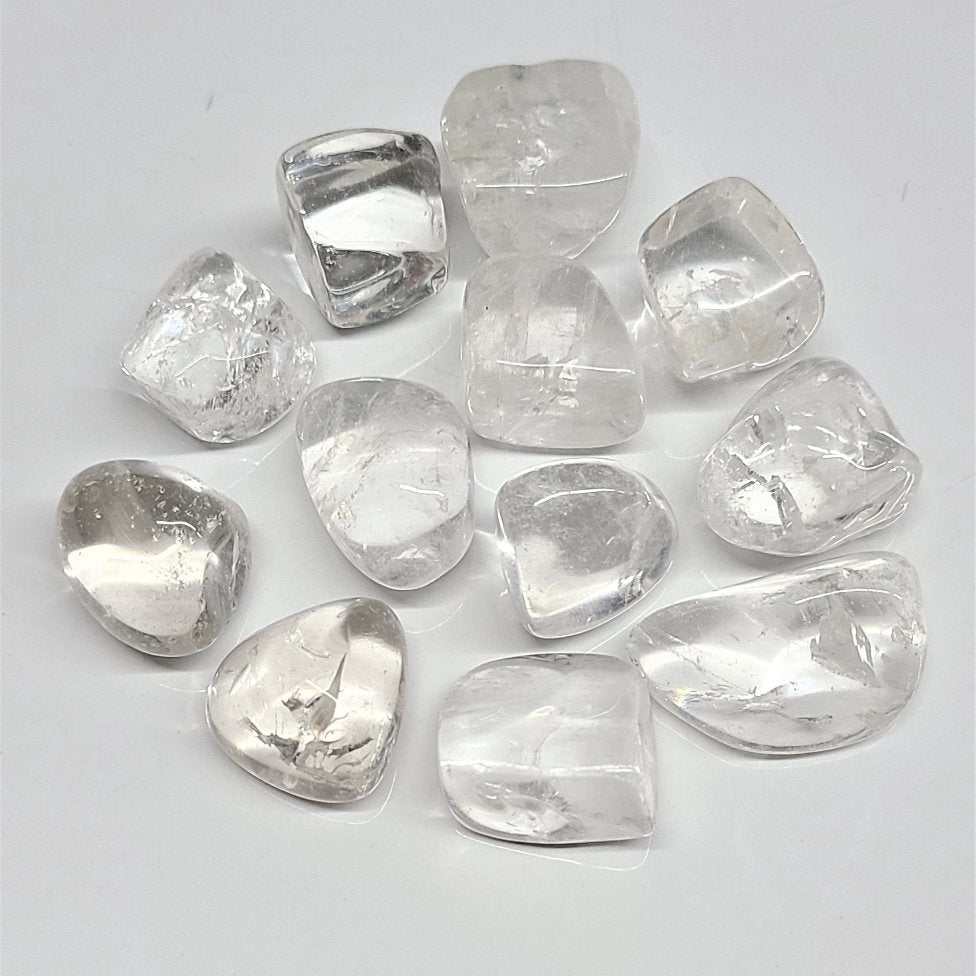 Clear Quartz Crystal Tumbled Pebbles for Healing