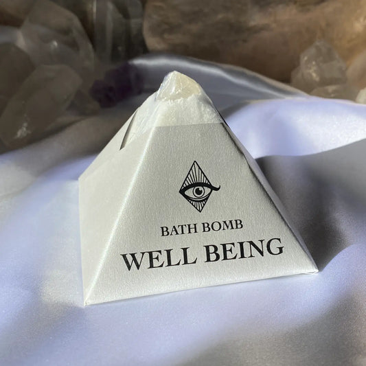 Mystical Well-Being Bath Bomb With Lunar Charged Crystal