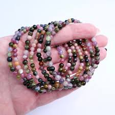 Mixed Tourmaline Bracelet 4mm