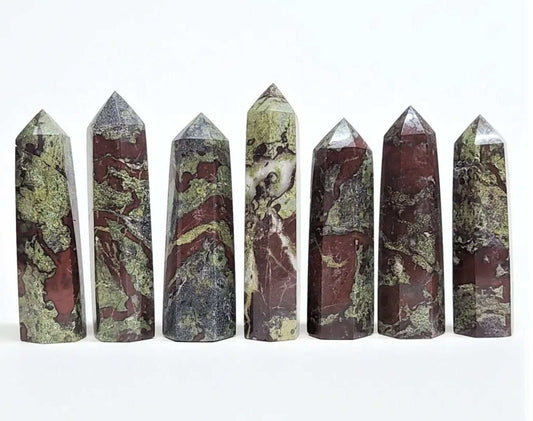 Dragon Blood Jasper Destiny Crystal Tower - Mystical Healing
