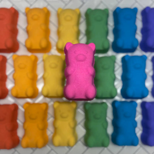 Gummy Bear Foamy Bath Bomb For Sensitive Skin