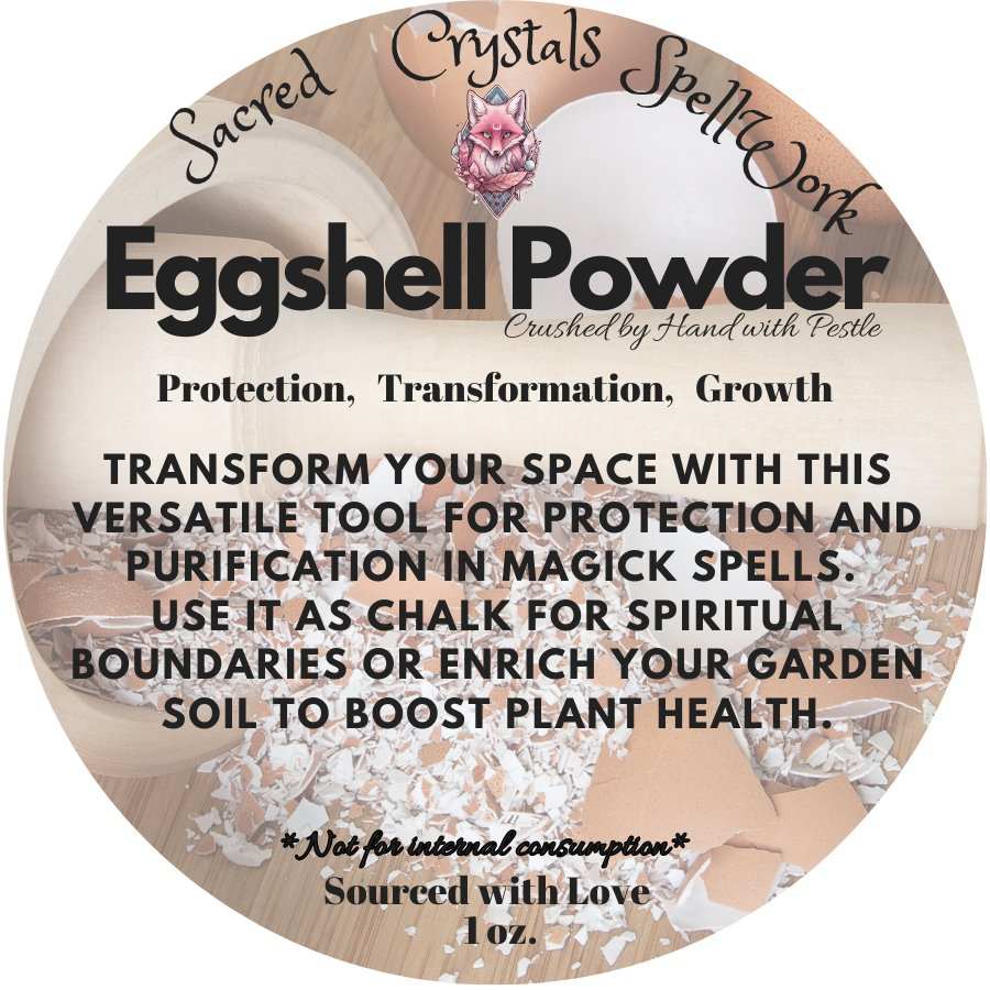 Herb Garden Cascarilla Eggshell Powder For Magical Rituals