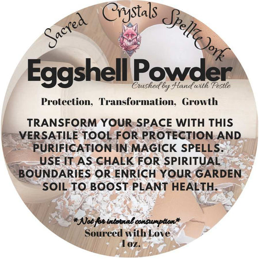 Herb Garden Cascarilla Eggshell Powder For Magical Rituals