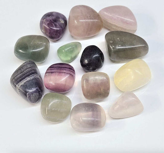 Fluorite Tumbled Stone Crystal for Clarity and Harmony