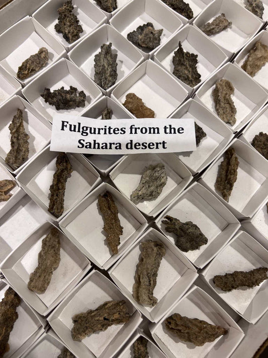 Sahara Desert Fulgerite Crystal For Healing Protection