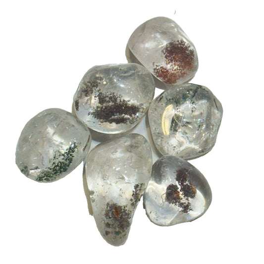 Premium Garden Quartz Lodalite Tumbled Healing Crystal