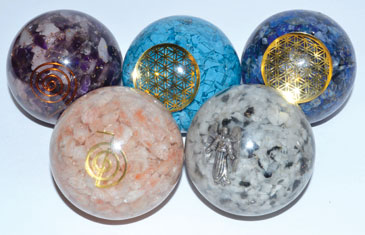 50mm Orgone Sphere Ass't