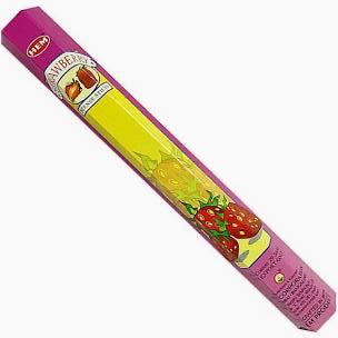 Premium Strawberry Incense Sticks - 20 Count, Mood Booster
