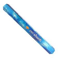Om Shanti Incense Sticks for Meditation and Relaxation - 20 Count