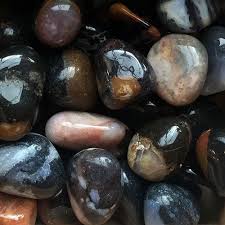 Black Sardonyx Tumbled Crystal for Grounding and Confidence