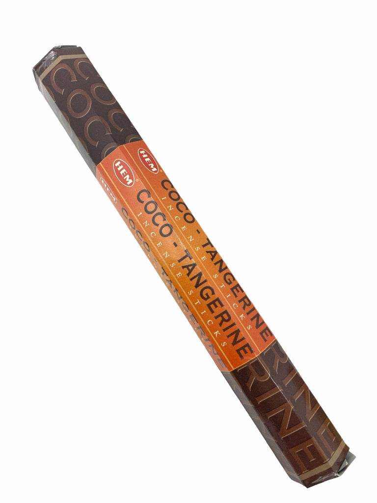 Coco Tangerine Incense Sticks for Meditation and Serenity