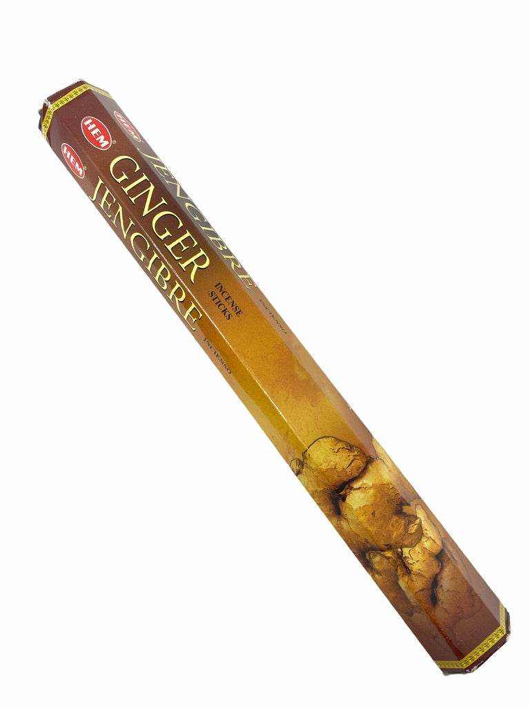 Ginger Incense Sticks for Meditation and Serenity, 20 Ct