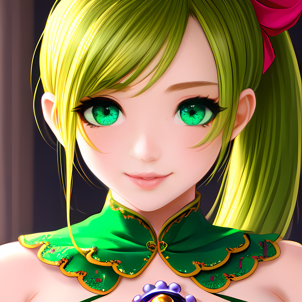 Magical Girl Jupiter Mystical Green Raspberry Flavored Tea