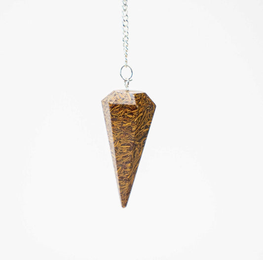 Marium Crystal Pendulum 6 Sided Point for Divination
