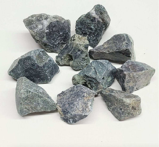 Natural Moss Agate Rough Crystal for Growth and Abundance