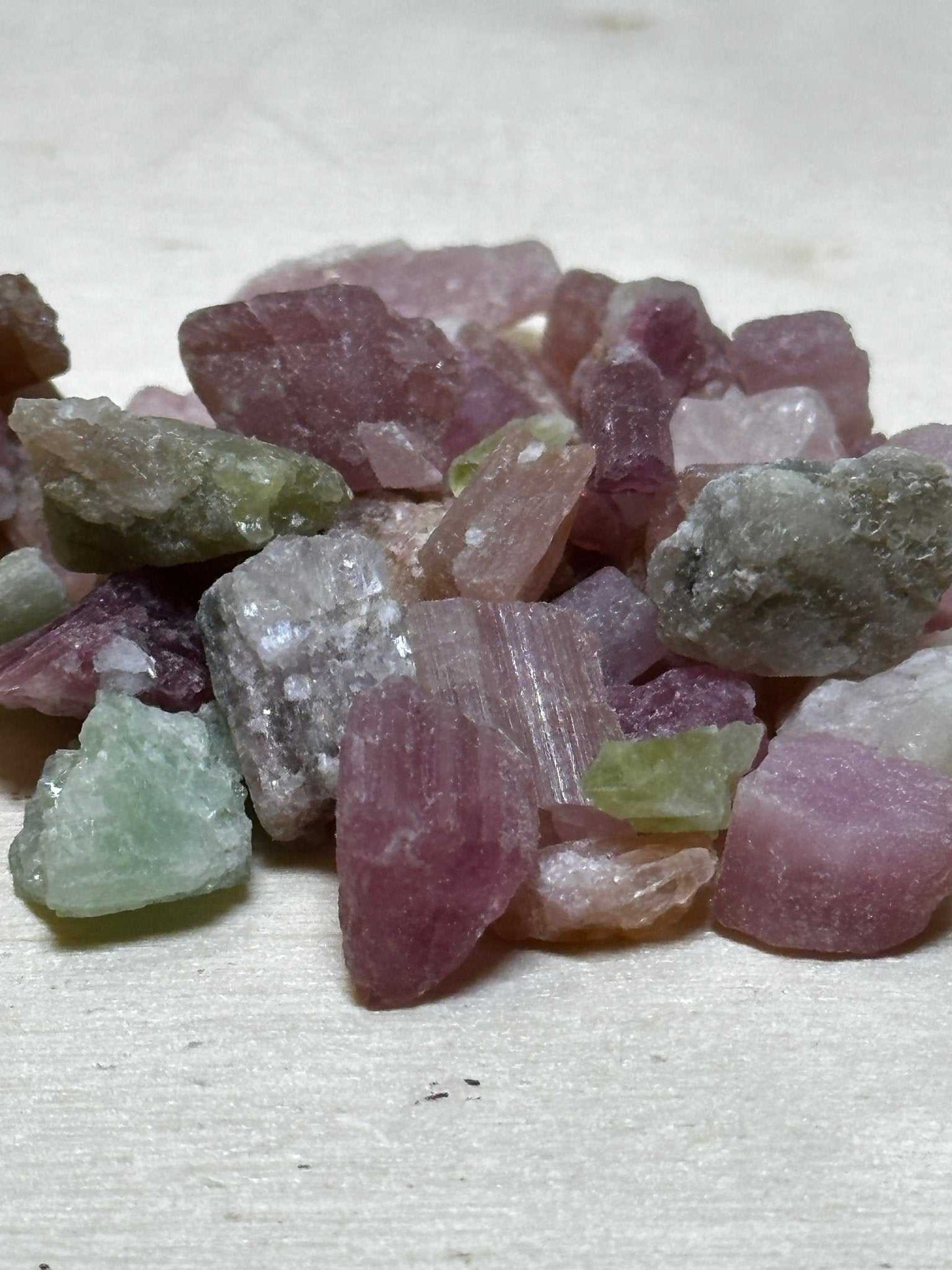 Vibrant Multi Color Tourmaline Crystal Shards for Healing