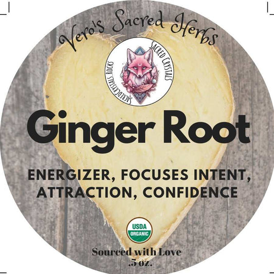 Organic Ginger Root Herb For Magical Metaphysical Use