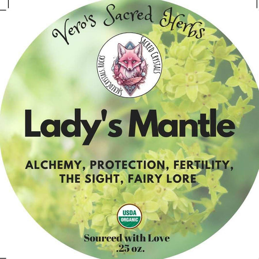 Ethically Sourced Organic Lady's Mantle Herb for Magical Use