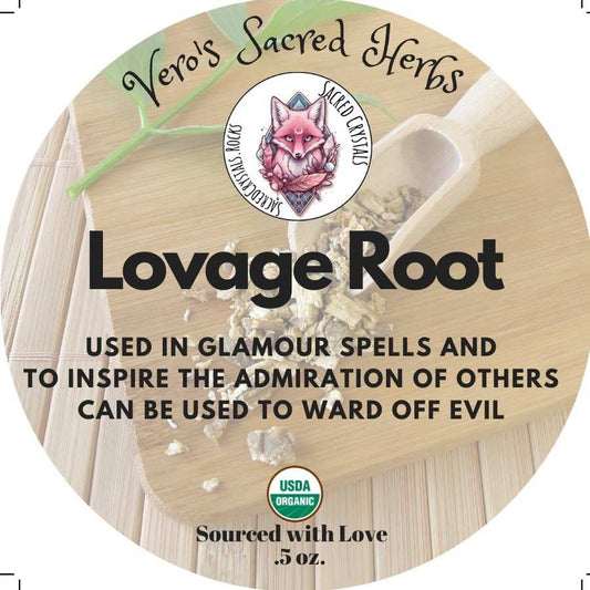 Organic Lovage Root Herb for Magical and Metaphysical Purposes