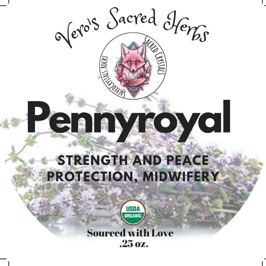 Herb Garden - Organic Pennyroyal Leaf .25oz
