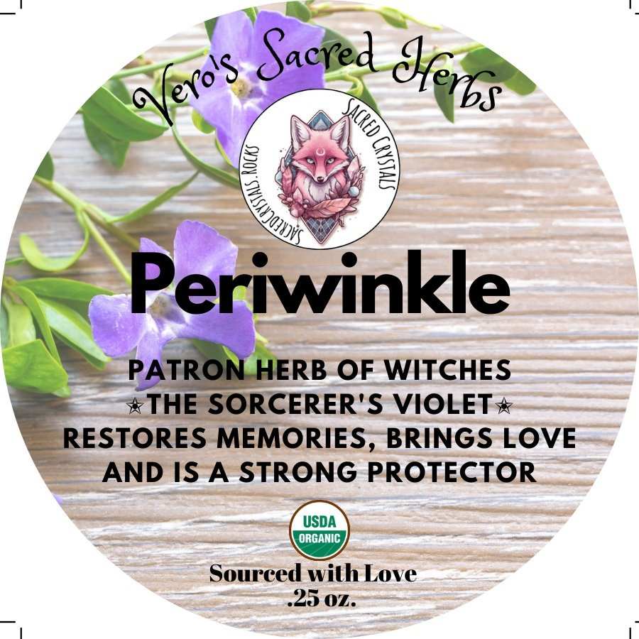 Organic Periwinkle Herb for Magical Metaphysical Use