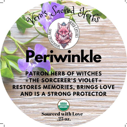 Organic Periwinkle Herb for Magical Metaphysical Use