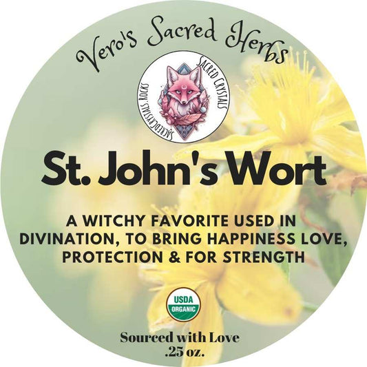 Organic St. John's Wort Herb for Magical Use